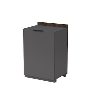 Офисная мебель Magnetic Модуль тумбы распашной, средний 15ТР-С.806 Брауни/Graphit 568х460х860