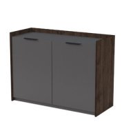 Офисная мебель Magnetic Тумба распашная 15ТР.812 Брауни/Graphit 1168х460х860