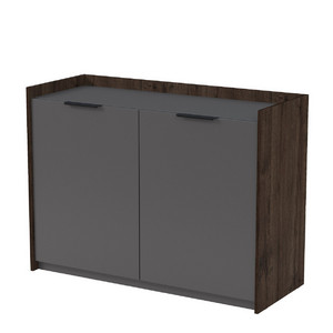 Офисная мебель Magnetic Тумба распашная 15ТР.812 Брауни/Graphit 1168х460х860