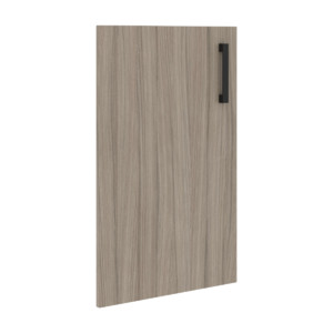 Кабинет руководителя Wood&Stone (Sk) Дверь на 2 уровня накладная к широкому стеллажу левая СФ-535111 Дрифтвуд 494х18х789
