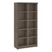 Кабинет руководителя Wood&Stone (Sk) Стеллаж высокий на 5 секций СФ-534803 Дрифтвуд/Бетон Чикаго Темный 1035х455х2083