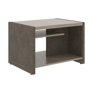 Кабинет руководителя Wood&Stone (Sk) Стол журнальный СФ-531602 Дрифтвуд/Бетон Чикаго Темный 600х800х550