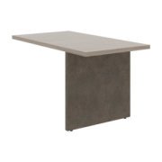 Кабинет руководителя Wood&Stone (Sk) Брифинг-приставка СФ-533101 Дрифтвуд/Бетон Чикаго Темный 1380х750х760