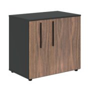 Кабинет руководителя Velion Veneer Тумба под фригобар VRGR 8655 Американский орех/Яшма черный 860х550х800