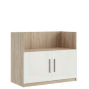 Кабинет руководителя Asti (P) Креденция с нишей, глянец AST33941321 Вяз/Белый 900х450х742