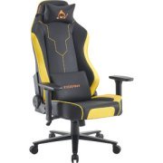 Кресло игровое Everprof Rapid (Рапид) Экокожа Желтый
