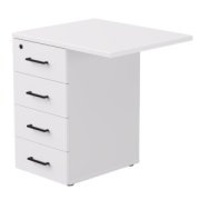 Офисная мебель ЭВО (EVO) Тумба приставная 254T2203W3 Белый 710x600x755