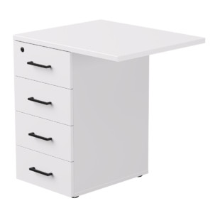 Офисная мебель ЭВО (EVO) Тумба приставная 254T2203W3 Белый 710x600x755