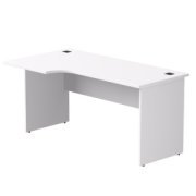 Офисная мебель ЭВО (EVO) Стол эргономичный левый 254S014W3 Белый 1580x670(870)x755