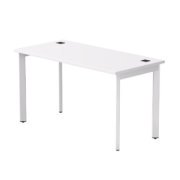 Офисная мебель ЭВО (EVO) Стол прямой, опоры 45гр 254S003W39003 Белый/Белый 1380x670x755