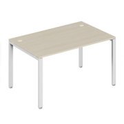 Офисная мебель Trend metal Стол письменный на металлоопорах TDM32212284 Дуб феррара/Белый 1400х720х750