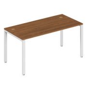Офисная мебель Trend metal Стол письменный на металлоопорах TDM32230234 Орех экко/Белый 1600х600х750