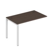 Офисная мебель Trend metal Удлинитель стола TDM32230314 Тёмный дуб/Белый 1200х600х750