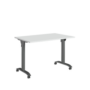 Офисная мебель Trend metal Стол мобильный складной TDM32292045 Белый/Антрацит 1200х720х750