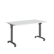Офисная мебель Trend metal Стол мобильный складной TDM32292145 Белый/Антрацит 1400х720х750