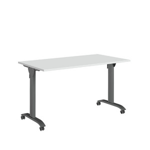Офисная мебель Trend metal Стол мобильный складной TDM32292145 Белый/Антрацит 1400х720х750