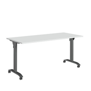 Офисная мебель Trend metal Стол мобильный складной TDM32292245 Белый/Антрацит 1600х720х750