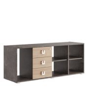 Кабинет руководителя Solid B Креденция SOB39141154 Вяз/Бетон темный 1500х450х600