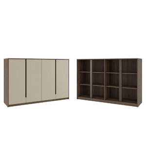 Кабинет руководителя Artwood Шкаф средний ATW37942013 Орех дижон 1762x450x1142