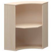 Ресепшн Арго Стойка радиальная А-550 Бук 900x900x1220