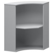 Ресепшн Арго Стойка радиальная А-550 Серый 900x900x1220