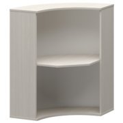Ресепшн Арго Стойка радиальная А-550 Ясень шимо 900x900x1220